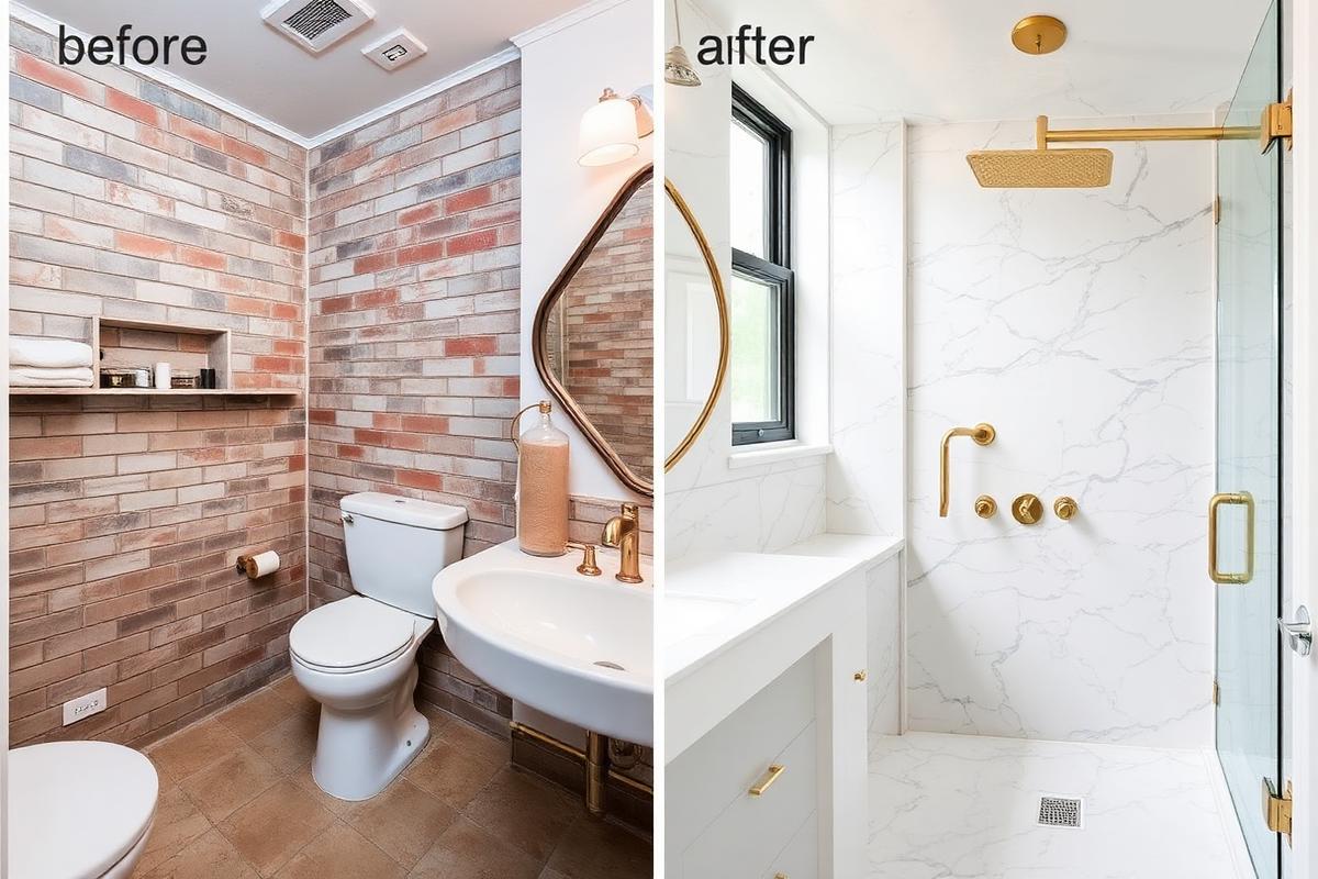 Upper East Side marble bathroom renovation in Manhattan NYC by Maison Prestige